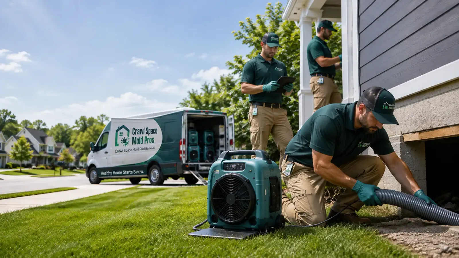 Crawl Space Mold Removal in North Webster, IN